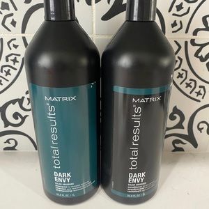 Brand new sealed dark envy matrix shampoo and conditioner liters